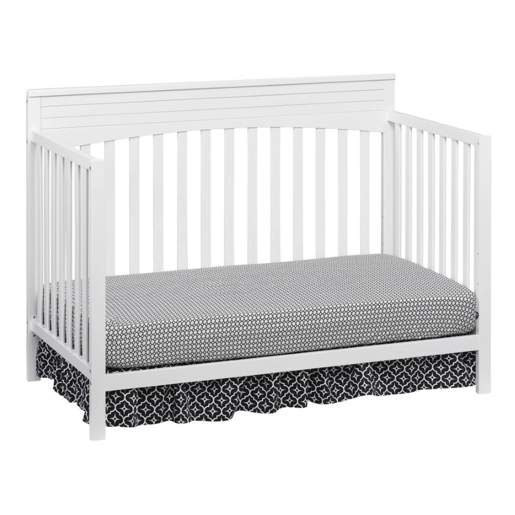 Oxford Baby Harper 4 - in - 1 Convertible Crib, Dove Gray, GREENGUARD Gold Certified, Wooden Crib