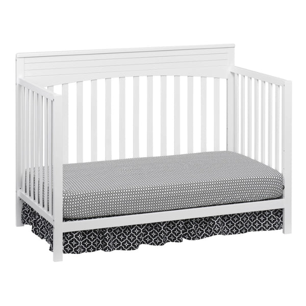 Oxford Baby Harper 4 - in - 1 Convertible Crib, Dove Gray, GREENGUARD Gold Certified, Wooden Crib