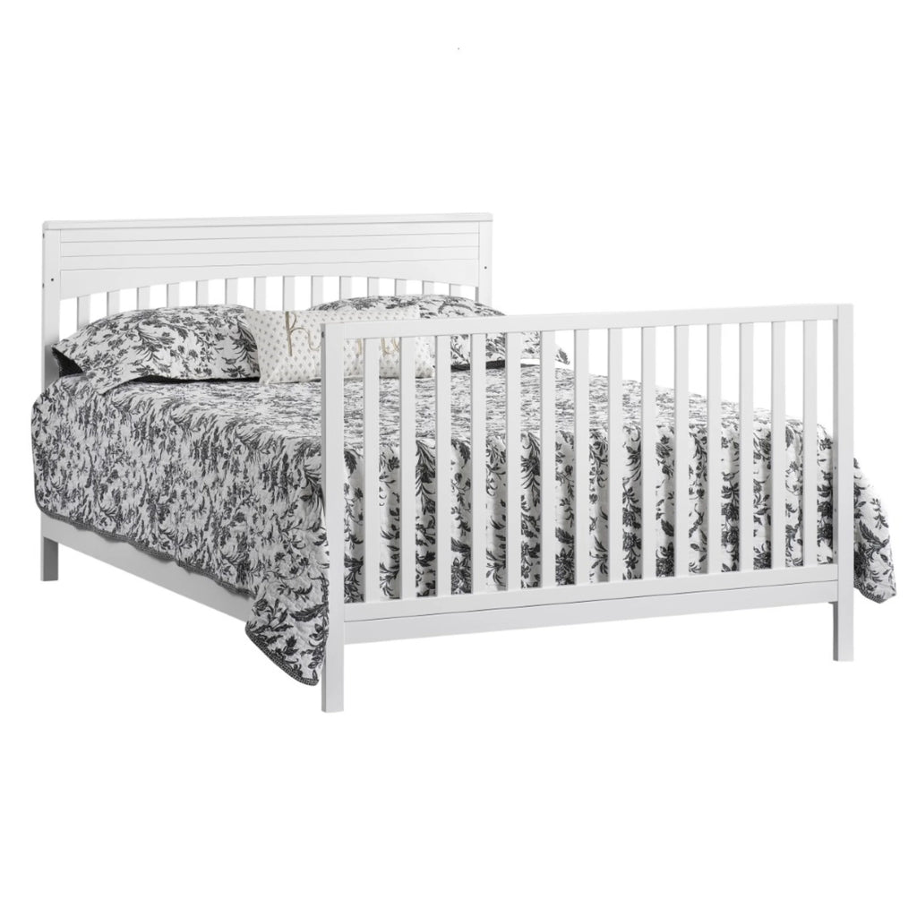 Oxford Baby Harper 4 - in - 1 Convertible Crib, Dove Gray, GREENGUARD Gold Certified, Wooden Crib