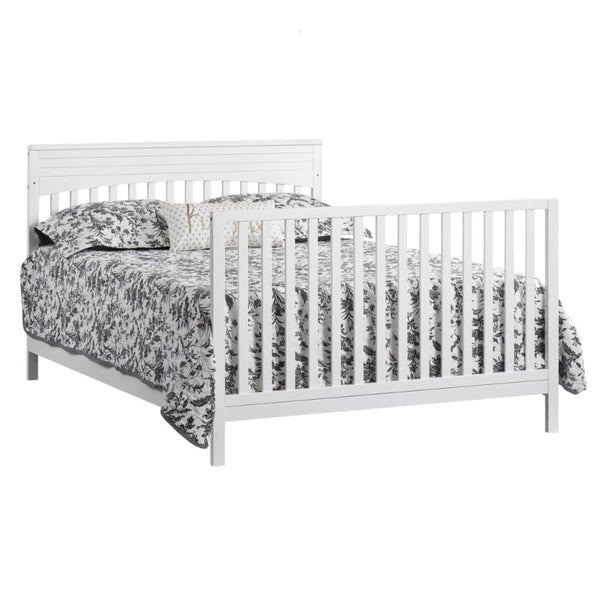 Oxford Baby Harper 4 - in - 1 Convertible Crib, Dove Gray, GREENGUARD Gold Certified, Wooden Crib