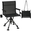 AECOJOY Lightweight Hunting Chair Without Cushion, Foldable & Rotating, Quiet Design for Deer Blind