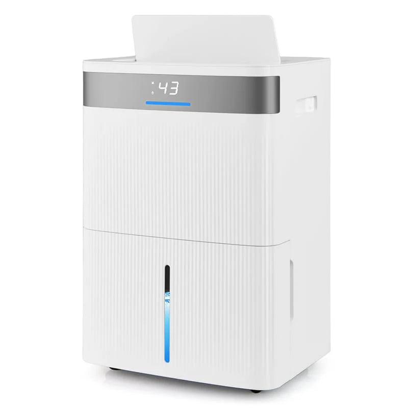 5500 Sq.Ft 96 Pint Dehumidifier for Basement, Portable Home Dehumidifier with Drain Hose, Auto Defrost, 24H Timer & Sleep Mode for Bathroom Bedroom Secondary image