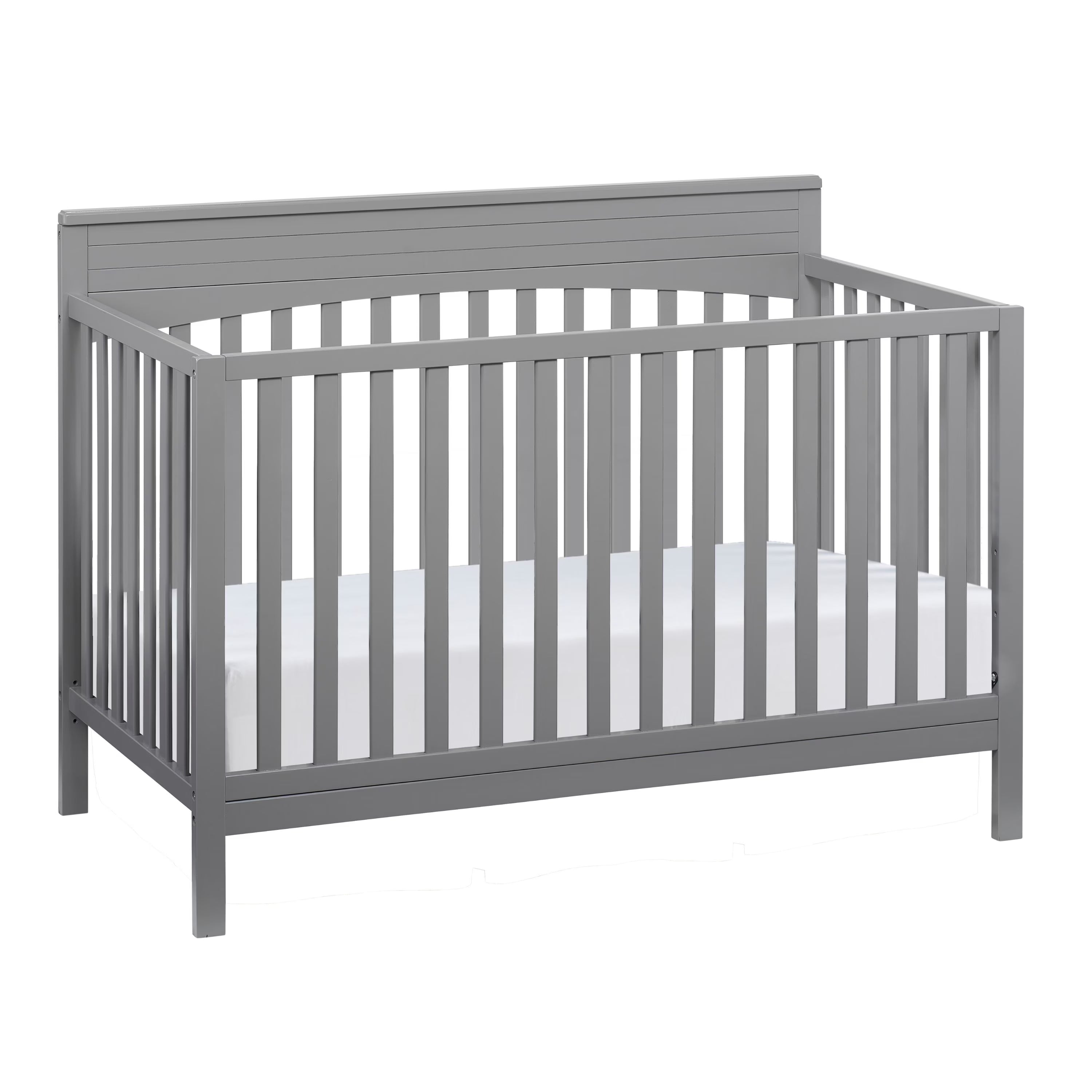 Oxford Baby Harper 4 - in - 1 Convertible Crib, Dove Gray, GREENGUARD Gold Certified, Wooden Crib Main image