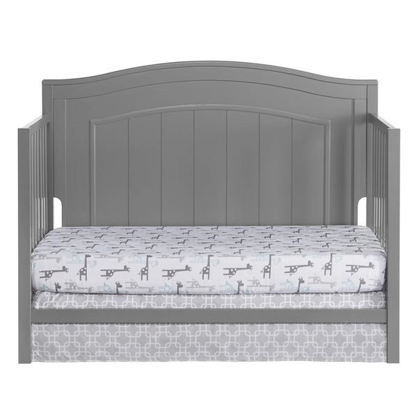 Oxford Baby North Bay 4 - in - 1 Convertible Crib, Snow White, GREENGUARD Gold Certified, Wooden Crib