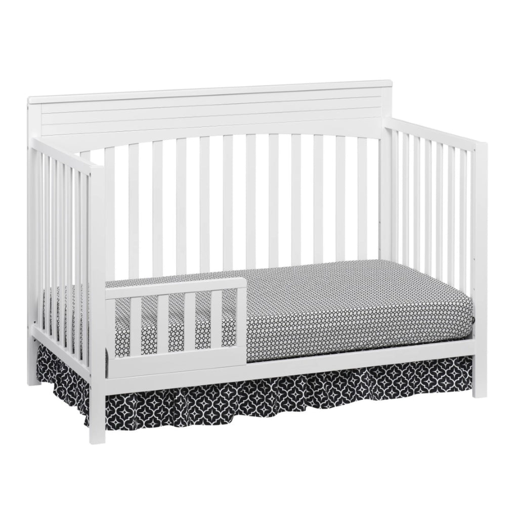 Oxford Baby Harper 4 - in - 1 Convertible Crib, Dove Gray, GREENGUARD Gold Certified, Wooden Crib