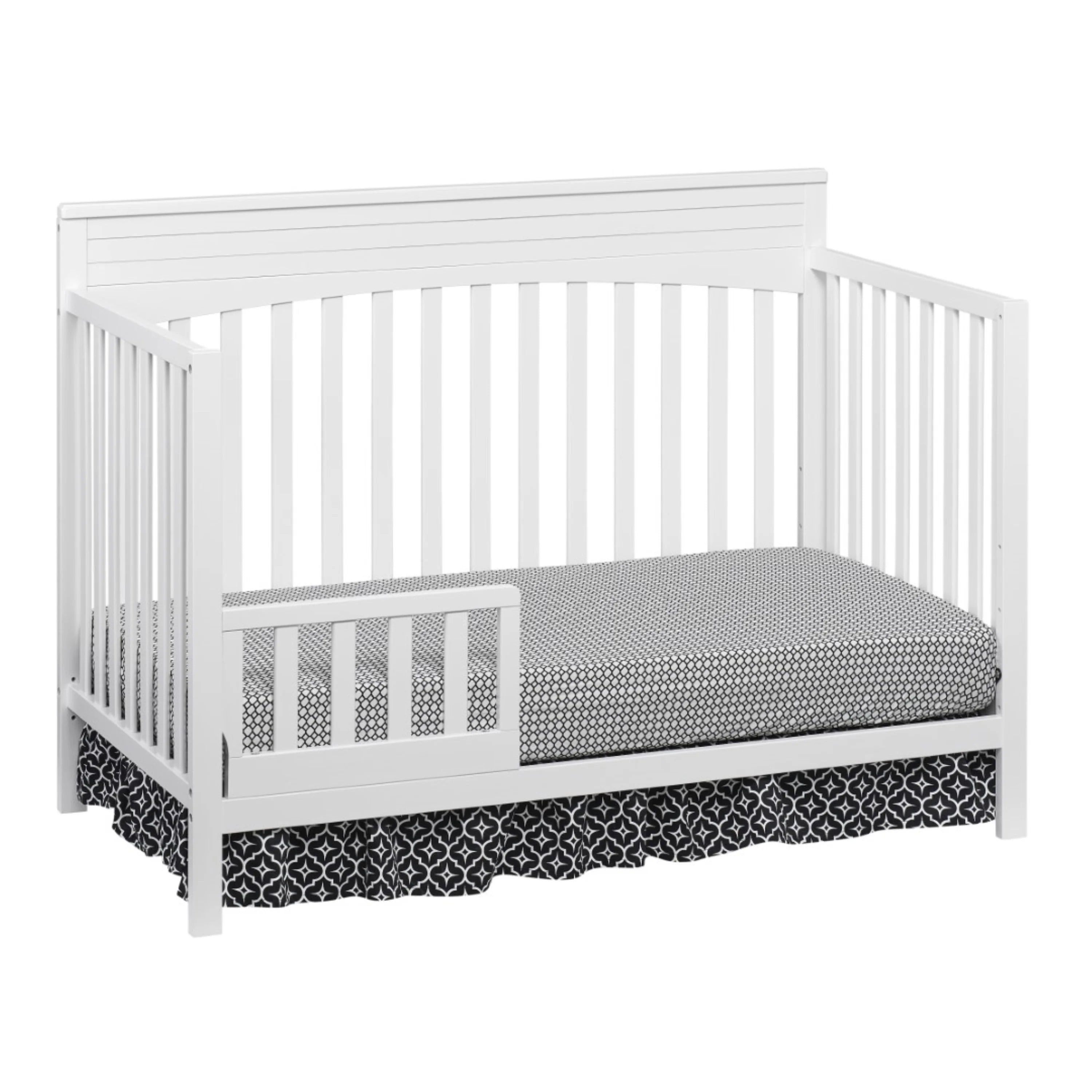 Oxford Baby Harper 4 - in - 1 Convertible Crib, Dove Gray, GREENGUARD Gold Certified, Wooden Crib