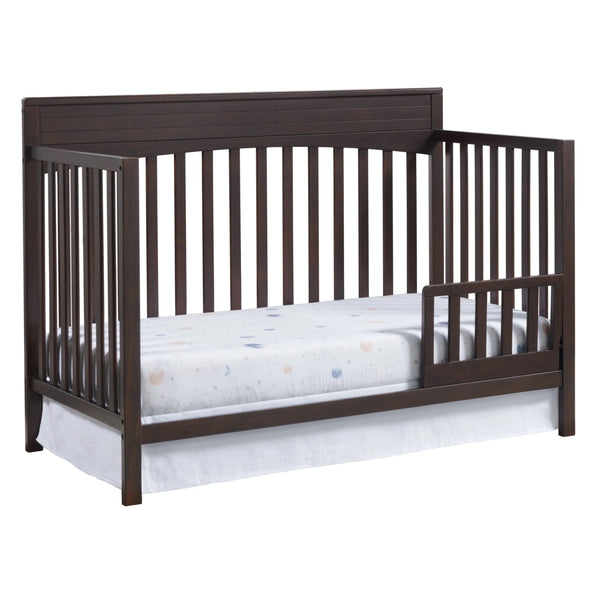 Oxford Baby Harper 4 - in - 1 Convertible Crib, Dove Gray, GREENGUARD Gold Certified, Wooden Crib