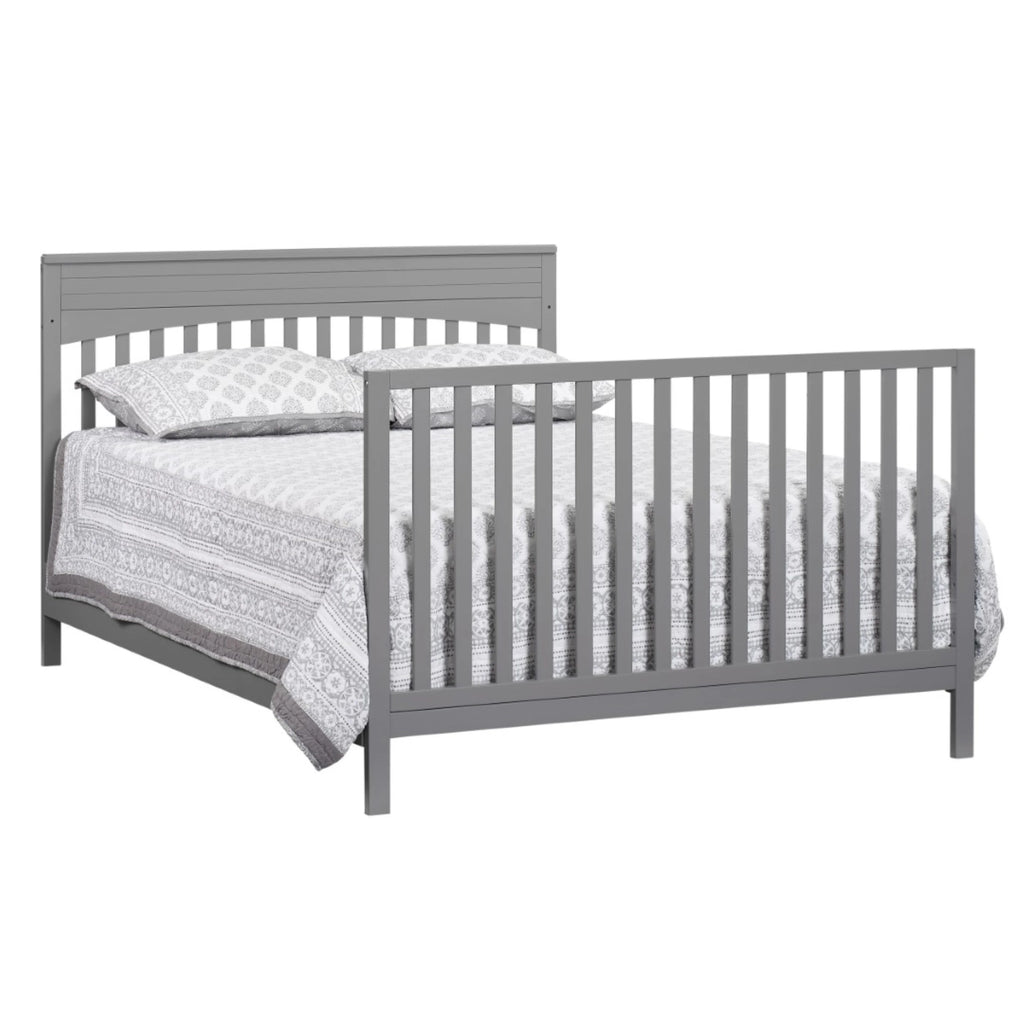 Oxford Baby Harper 4 - in - 1 Convertible Crib, Dove Gray, GREENGUARD Gold Certified, Wooden Crib