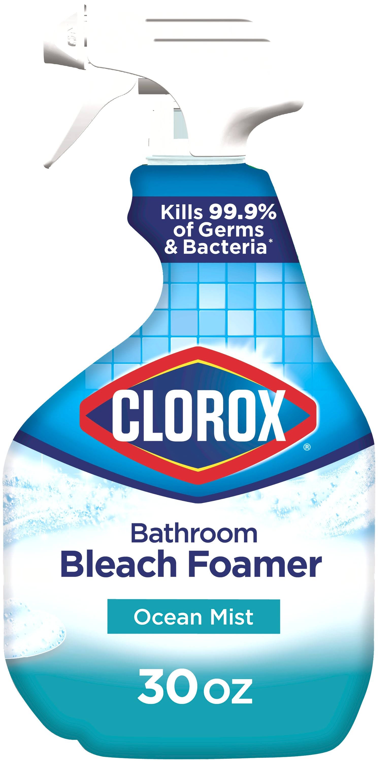 Clorox Bathroom Bleach Foamer, Ocean Mist - 30 fl oz Main image