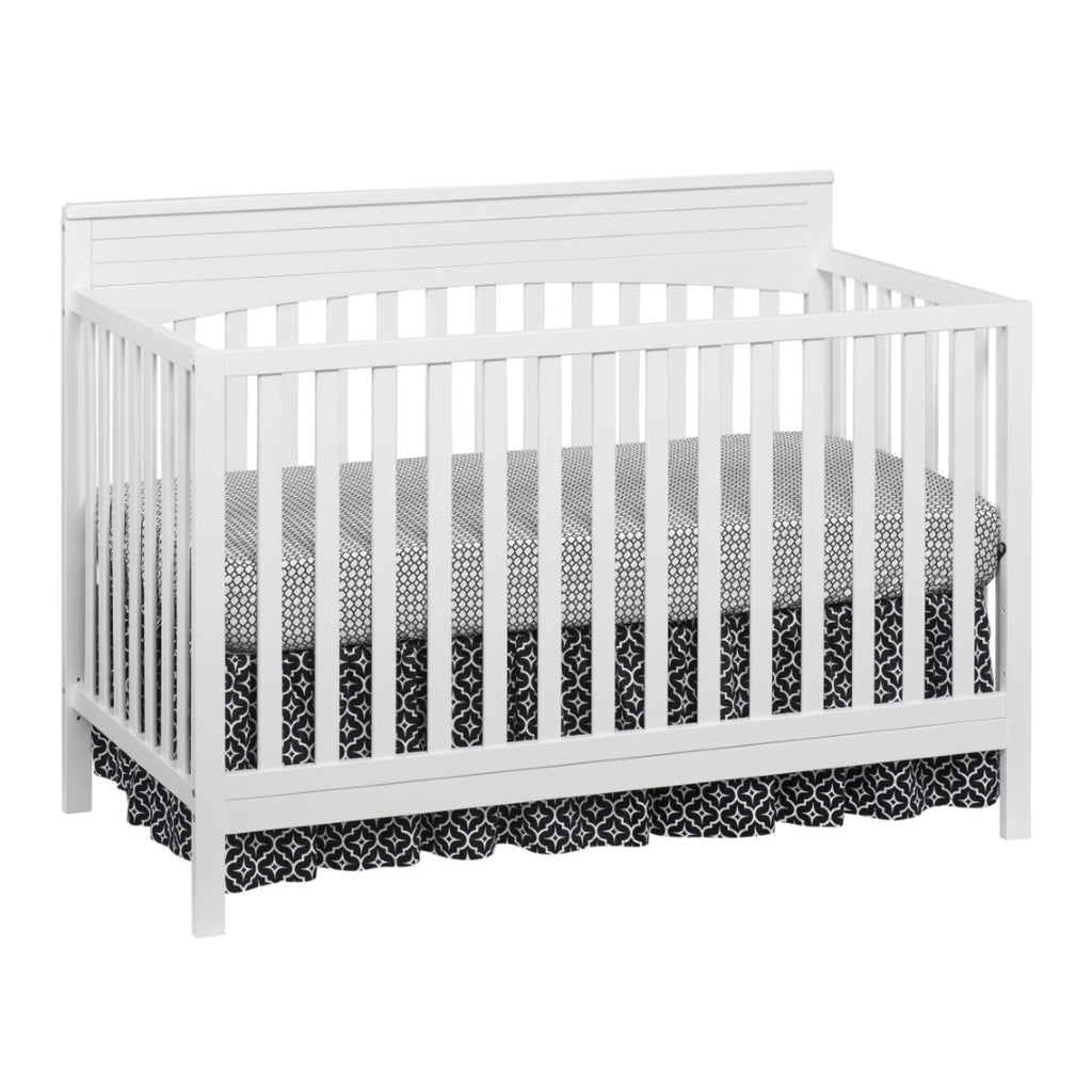 Oxford Baby Harper 4 - in - 1 Convertible Crib, Dove Gray, GREENGUARD Gold Certified, Wooden Crib