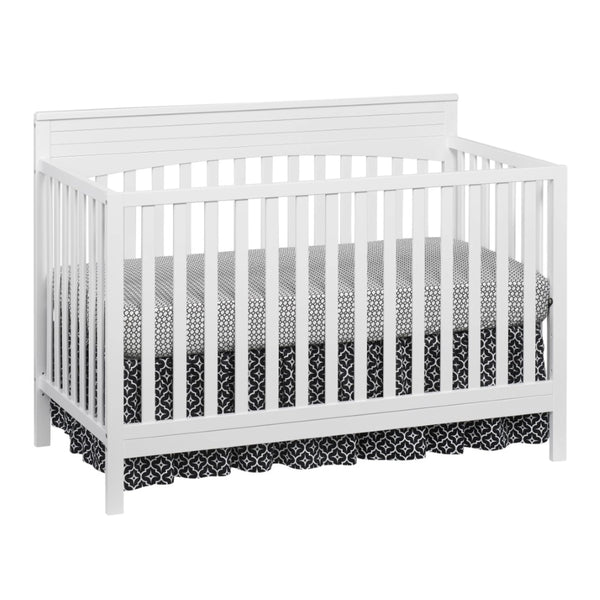 Oxford Baby Harper 4 - in - 1 Convertible Crib, Dove Gray, GREENGUARD Gold Certified, Wooden Crib
