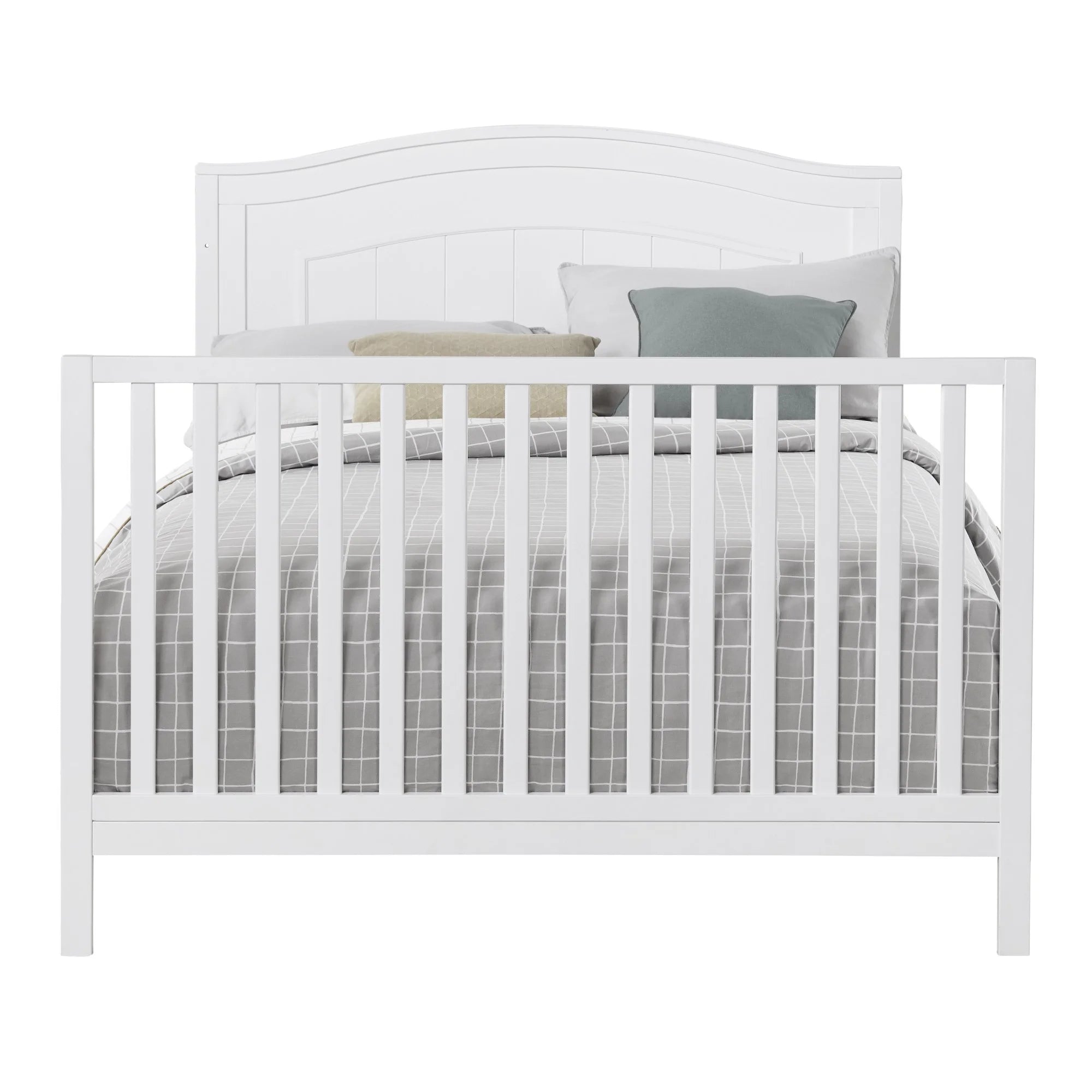 Oxford Baby North Bay 4 - in - 1 Convertible Crib, Snow White, GREENGUARD Gold Certified, Wooden Crib Secondary image