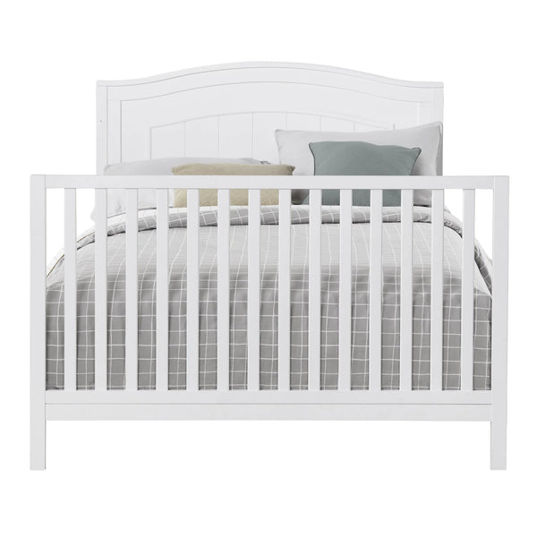 Oxford Baby North Bay 4 - in - 1 Convertible Crib, Snow White, GREENGUARD Gold Certified, Wooden Crib