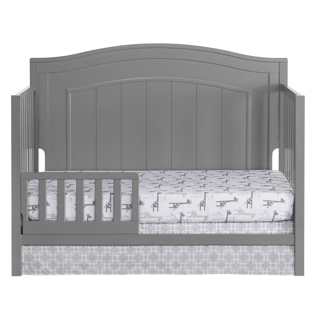 Oxford Baby North Bay 4 - in - 1 Convertible Crib, Snow White, GREENGUARD Gold Certified, Wooden Crib