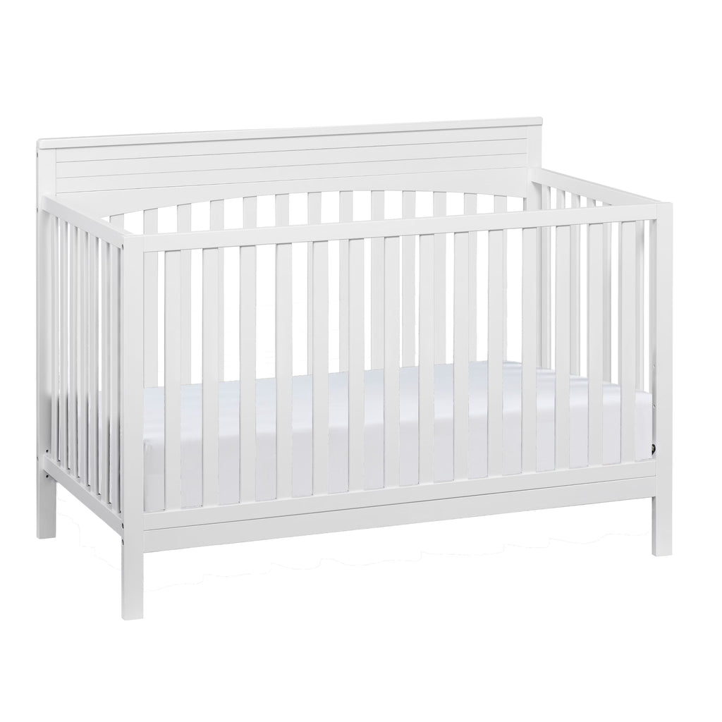 Oxford Baby Harper 4 - in - 1 Convertible Crib, Dove Gray, GREENGUARD Gold Certified, Wooden Crib