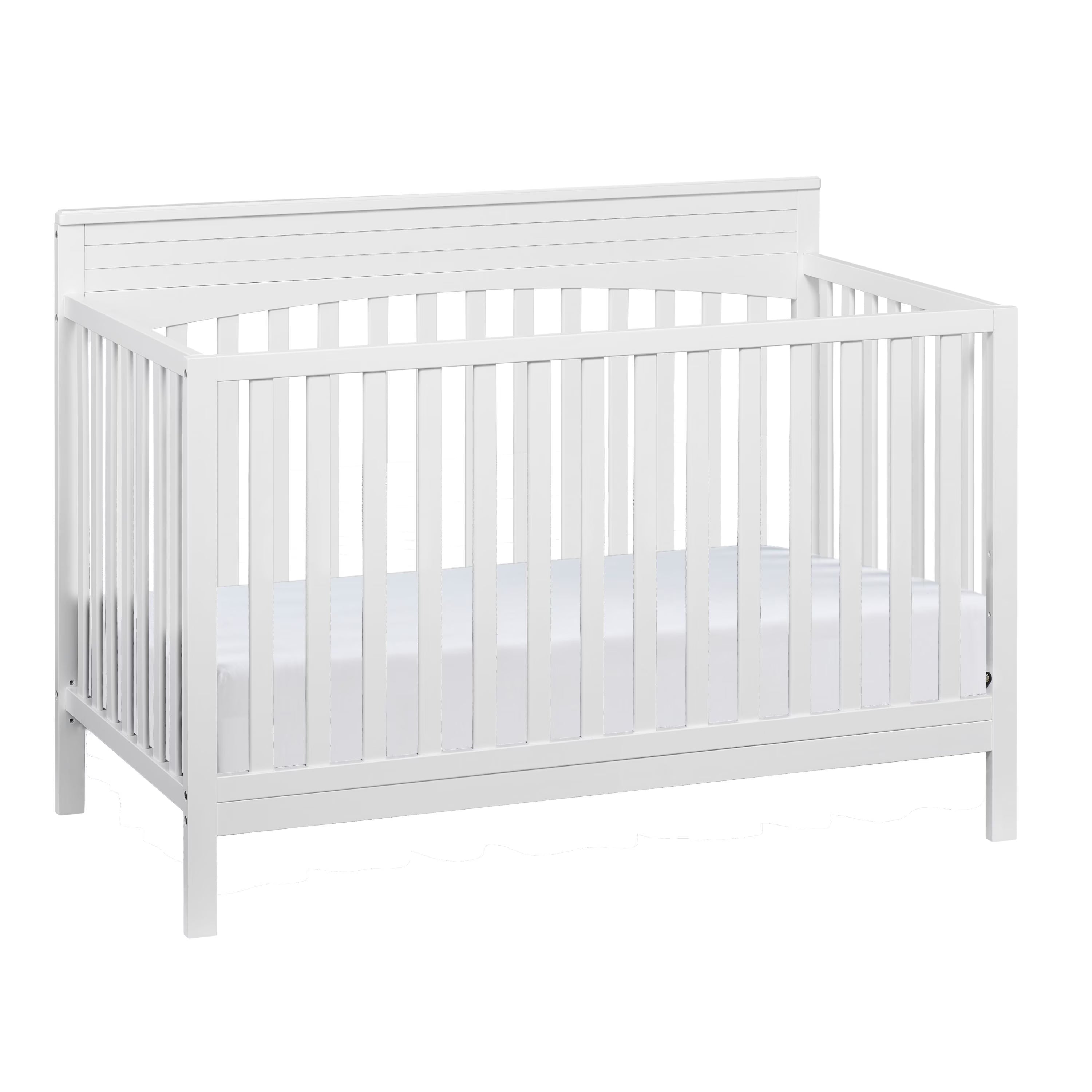 Oxford Baby Harper 4 - in - 1 Convertible Crib, Dove Gray, GREENGUARD Gold Certified, Wooden Crib